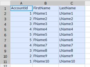 Contact CSV file for Static resource to use in Test.loadData method