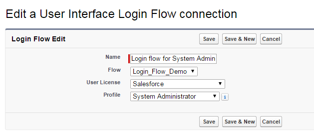 How to use Login Flow in Salesforce – Home