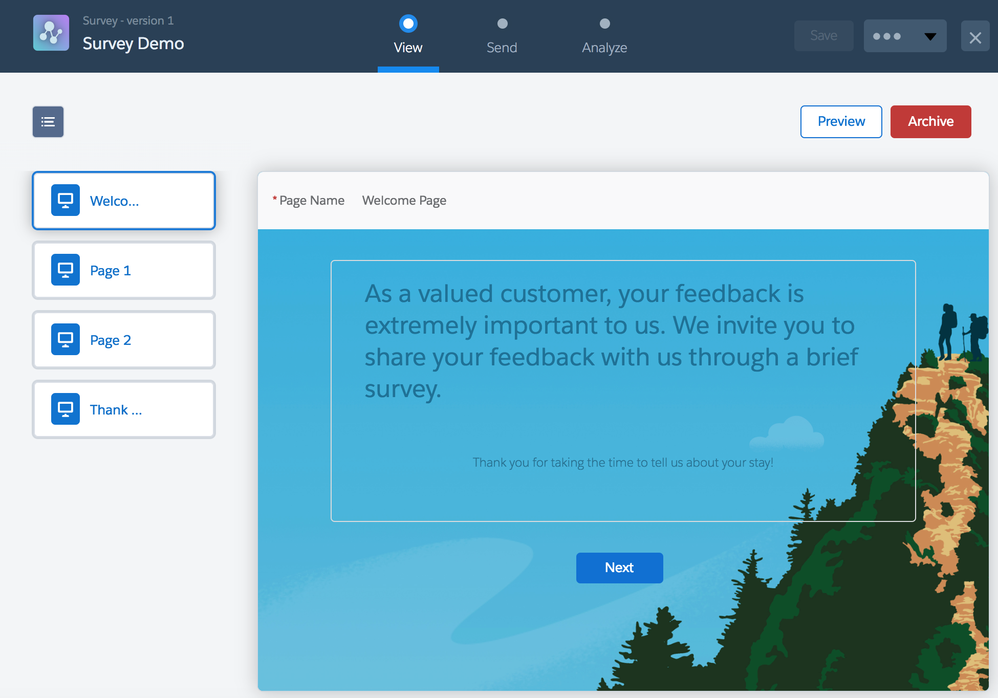 How to create your first survey using salesforce surveys