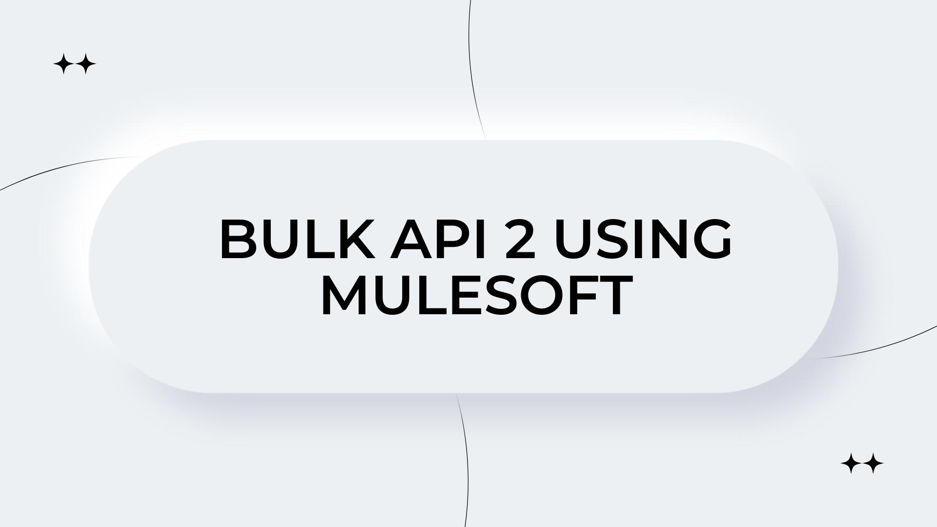 Salesforce Bulk API 2 using Mulesoft Home