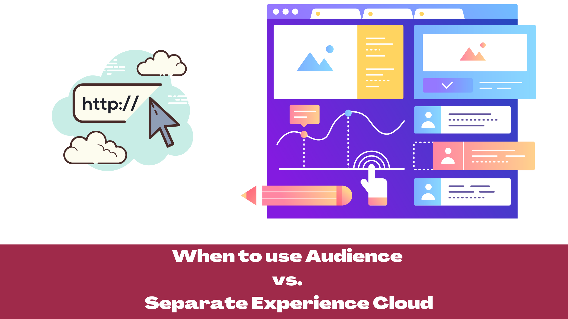 When to use Multiple Experience Cloud vs Audience