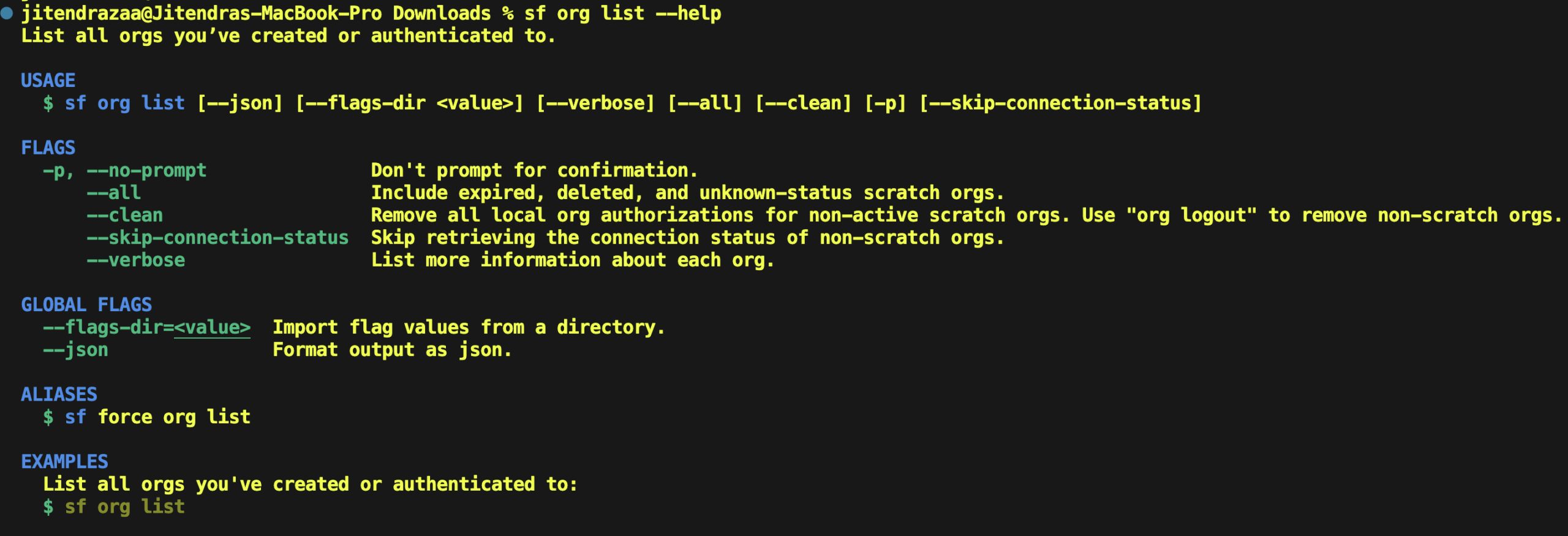 Moving Authenticated Orgs in Salesforce CLI from One MacBook to Another (Secure Way)
